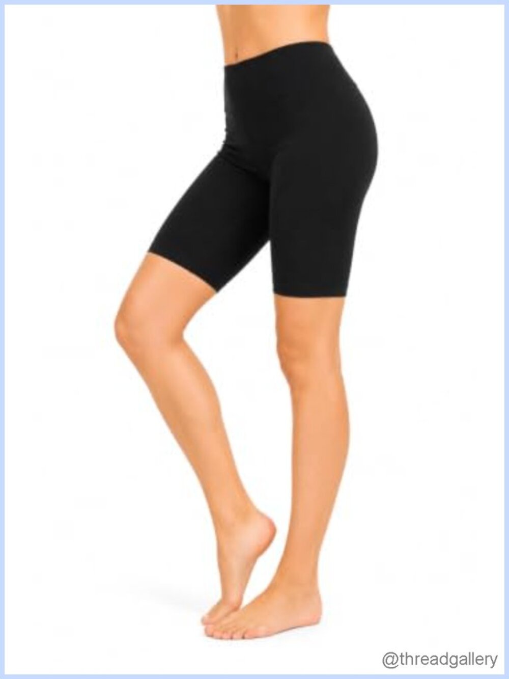 Premium Cotton Biker Shorts Fitted Low Rise Cycling Shorts for Working Out